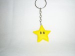 Chaveiro Estrela da Invencibilidade (Super Mario)