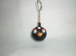Chaveiro Angry Bird Preto